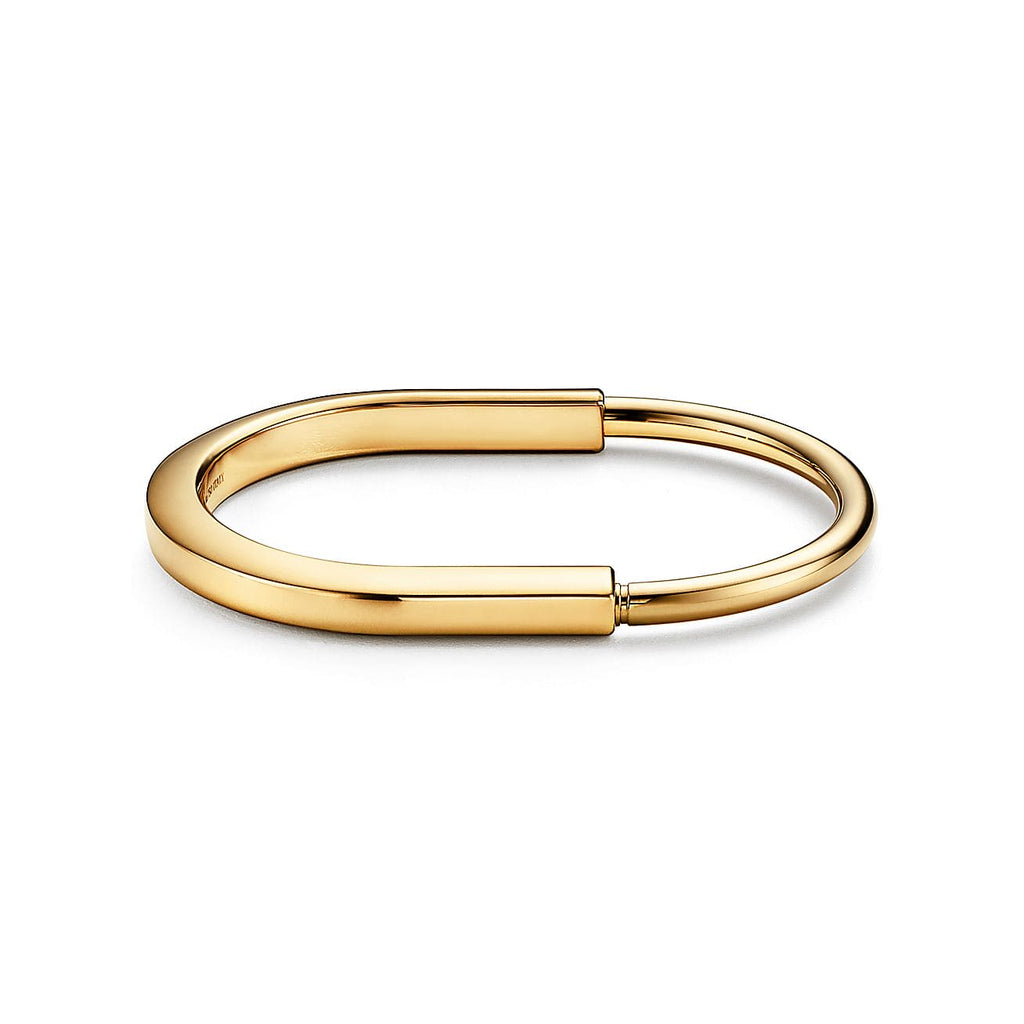 18K Tiffany Lock Bangle Bracelet