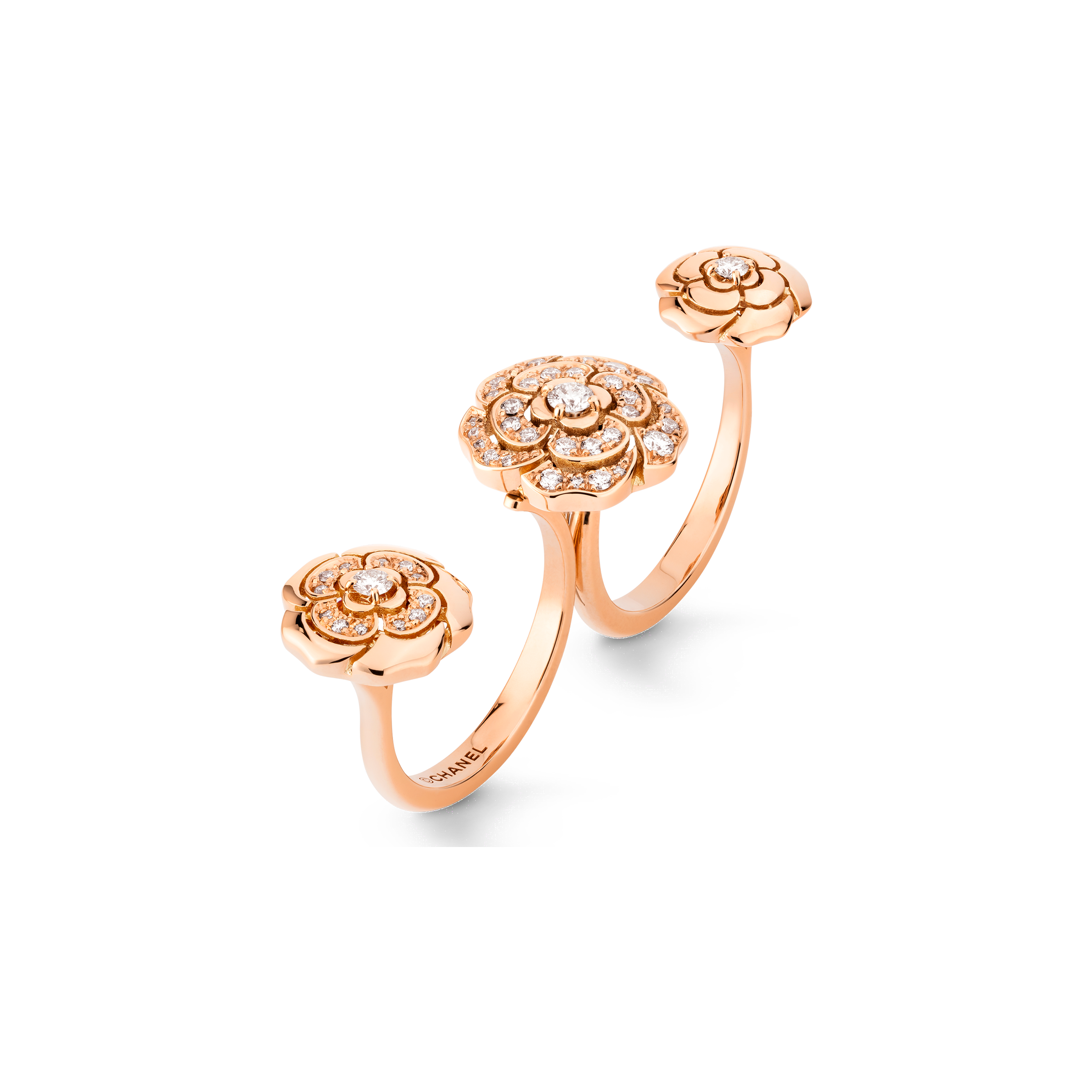 18K  Chanel Extrait De Cam¨¦lia Transformable Ring