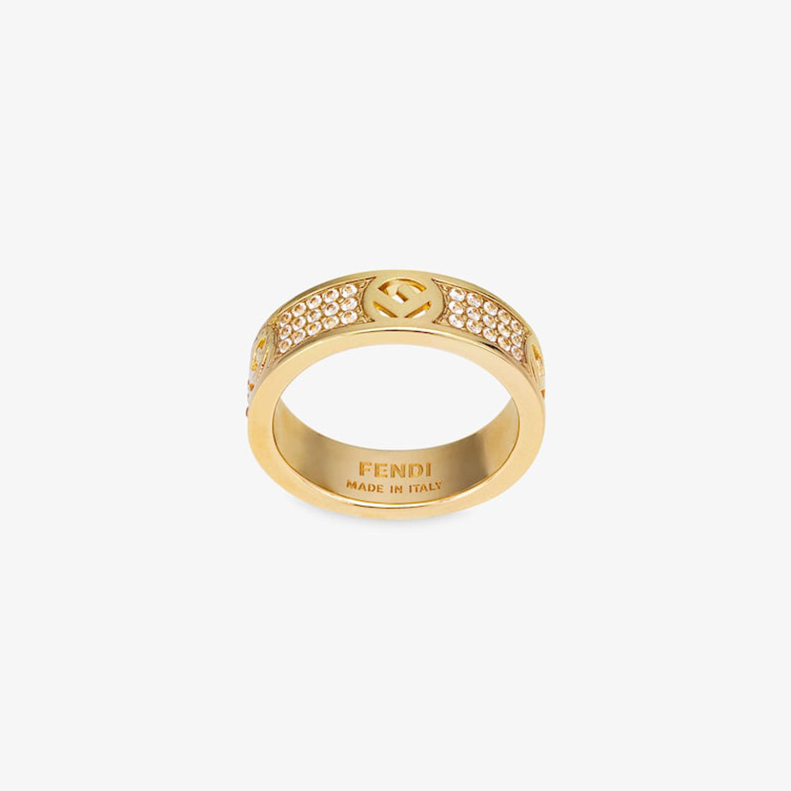 18K Fendi Is Yellow Gold Ring