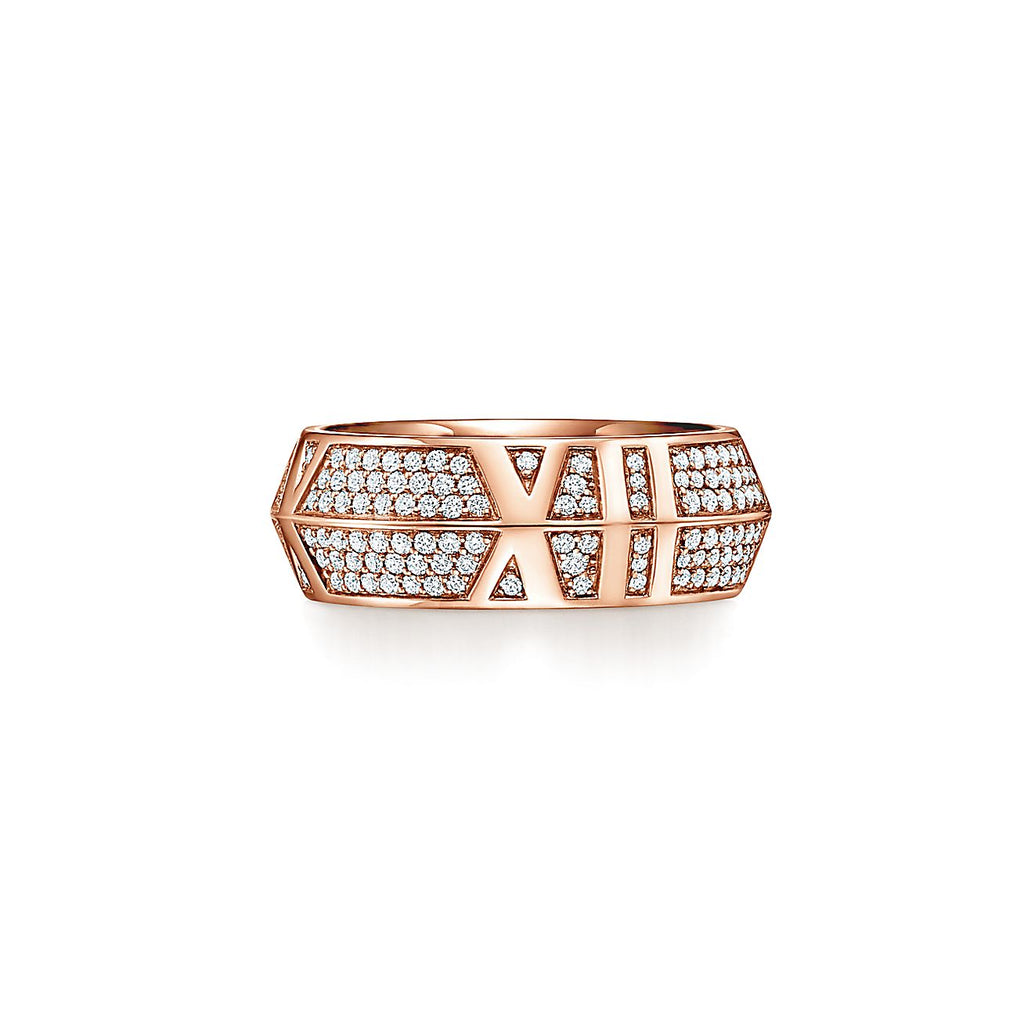 18K Tiffany Atlas x Closed Wide Ring