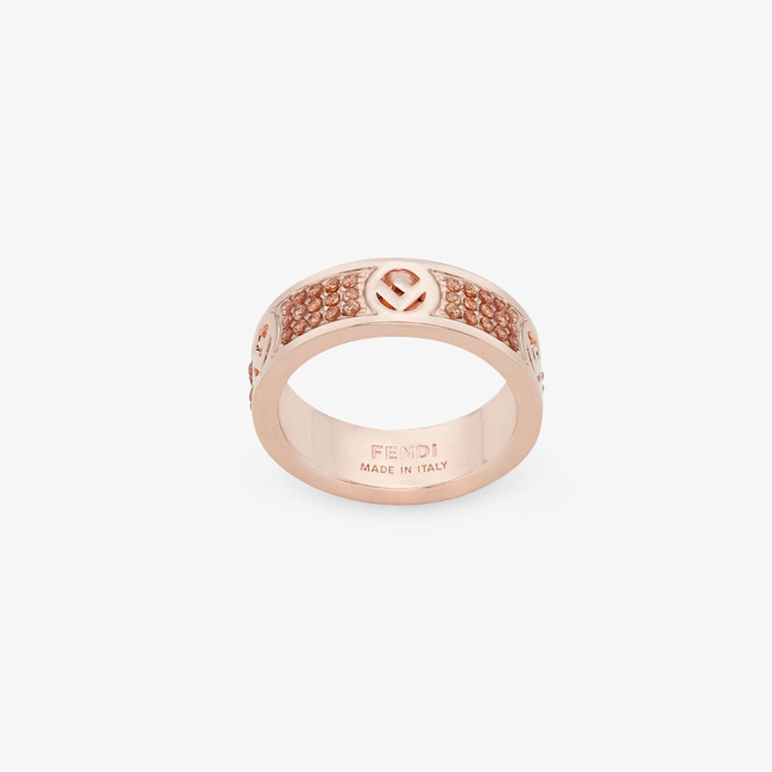 18K Fendi Is Rose Gold Ring