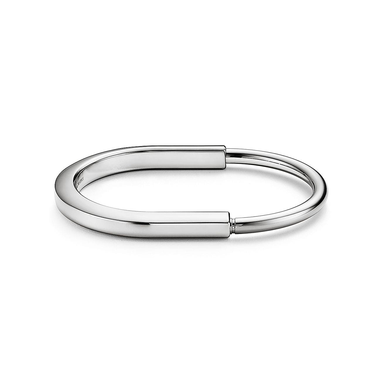 18K Tiffany Lock Bangle Bracelet