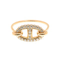 18K Farandole Diamond Hermes Ring