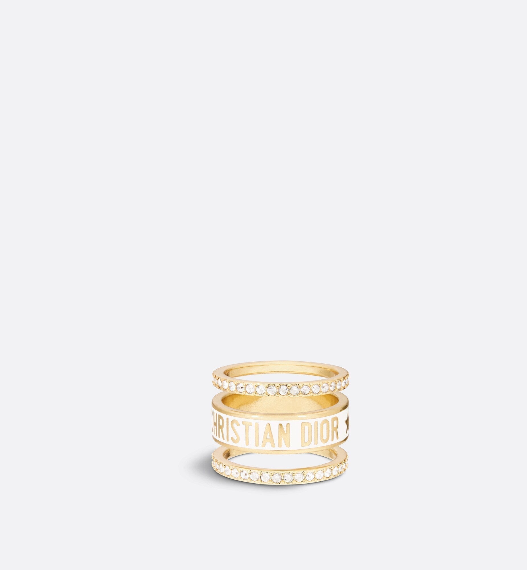 18K Dior Code Ring Set