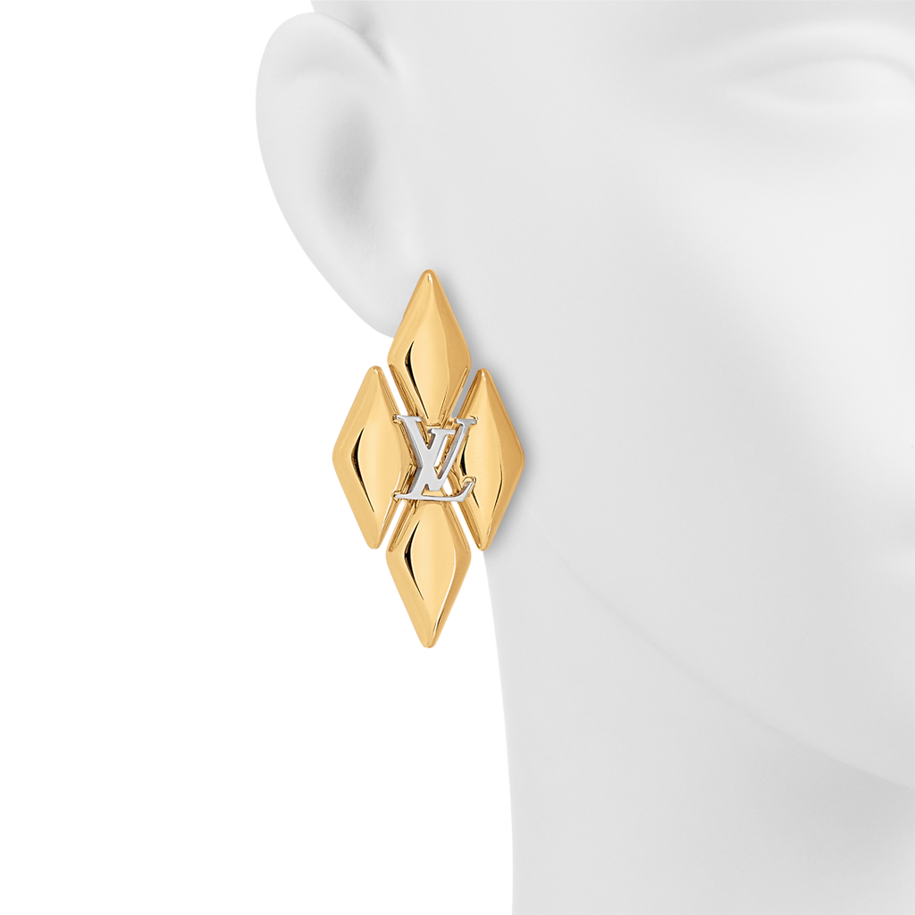 18k Louis Vuitton GO-14 Earrings