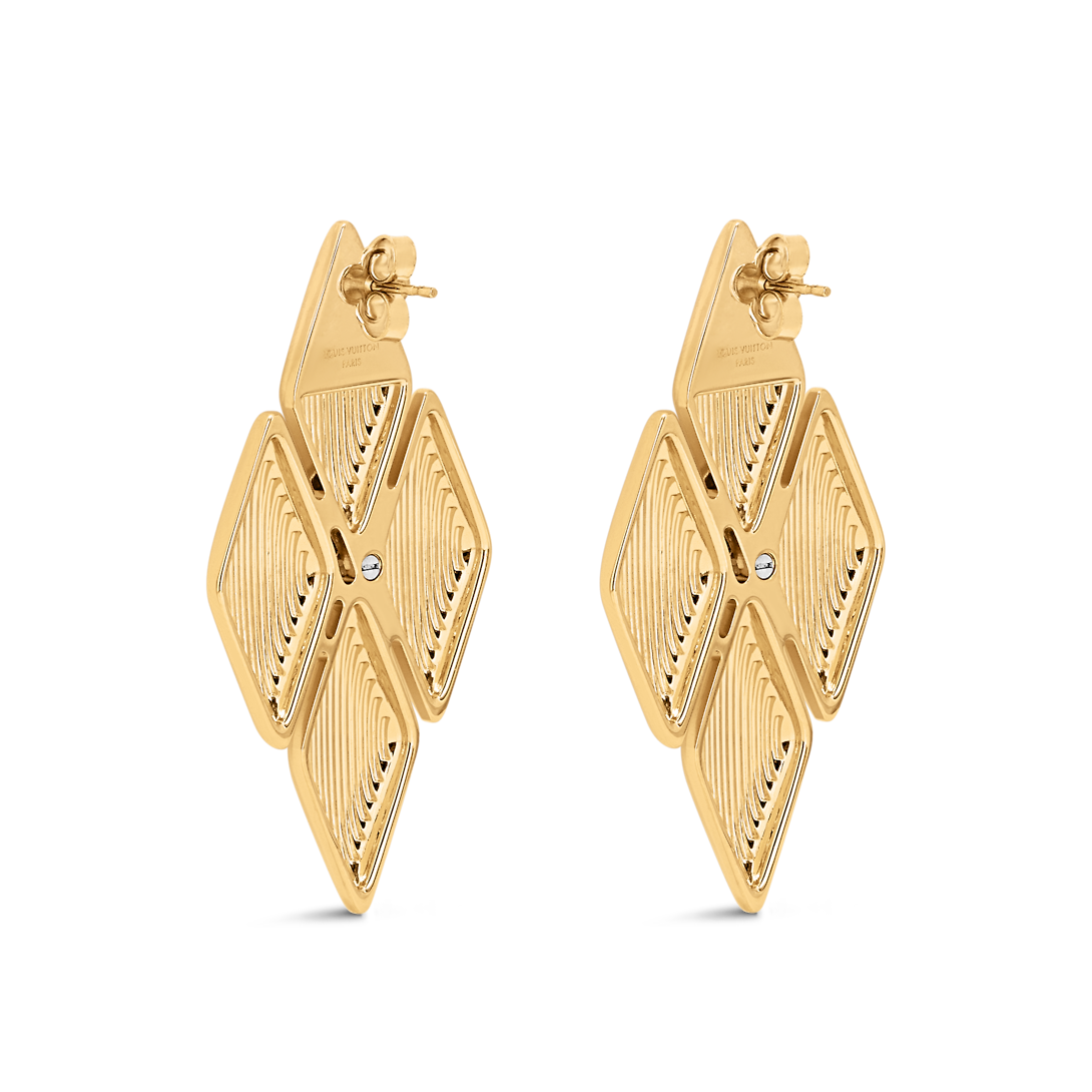 18k Louis Vuitton GO-14 Earrings