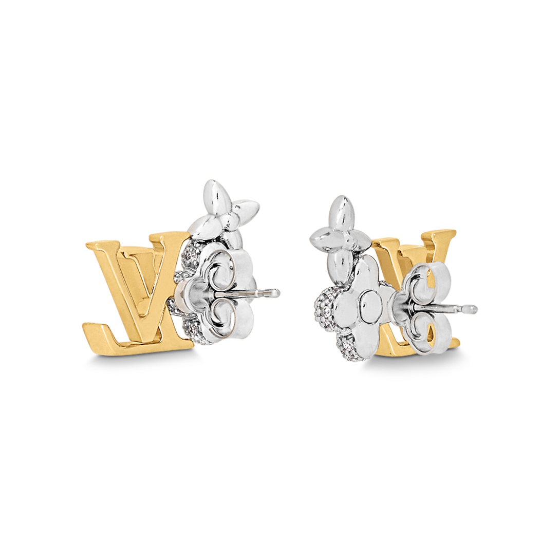 18K Louis Vuitton Gram Earrings