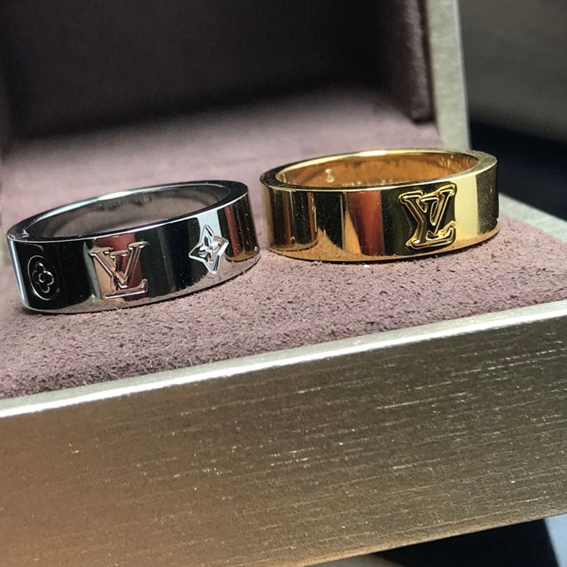 18K Louis Vuitton Instinct Set of Two Rings