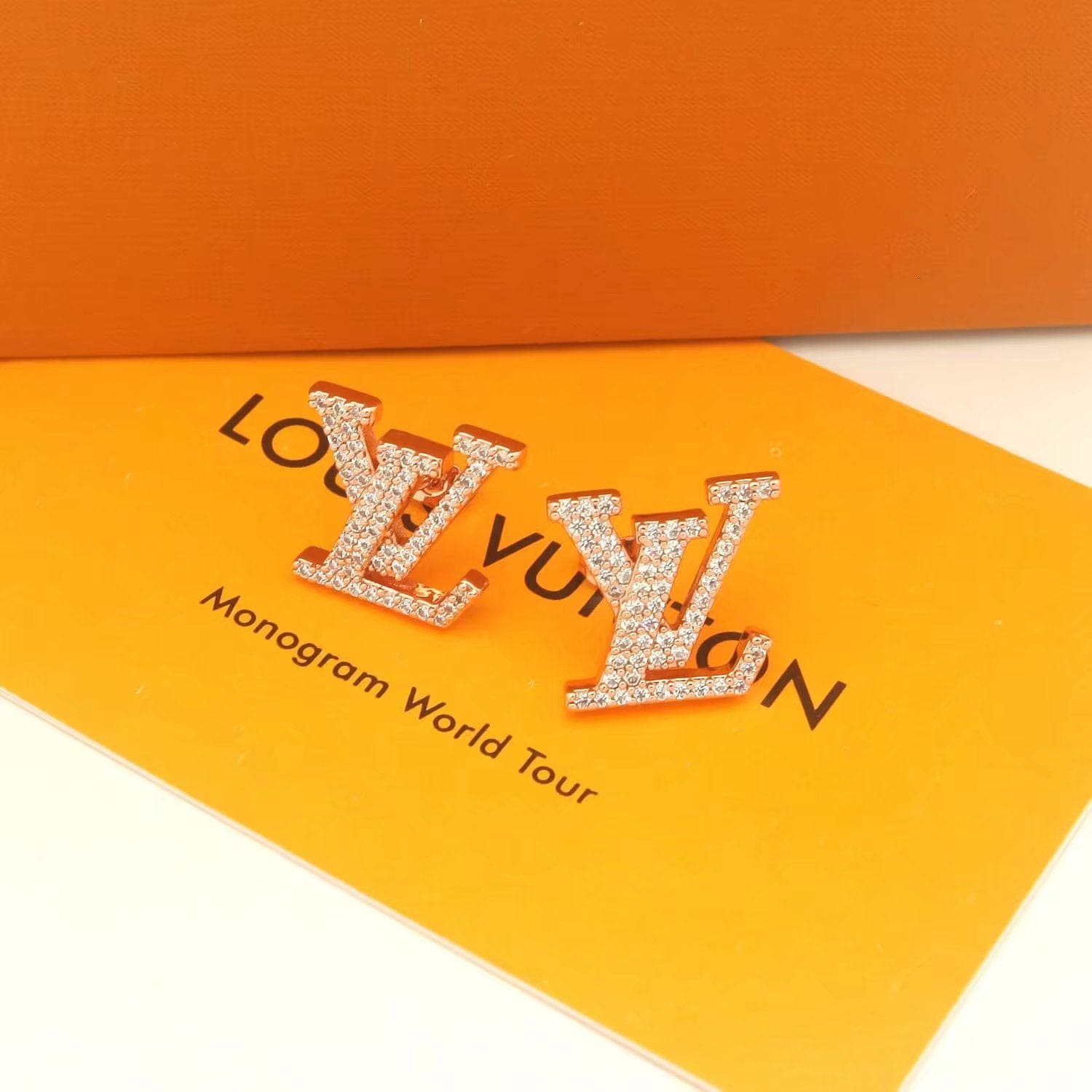 18K Louis Vuitton Iconic Diamonds Earrings