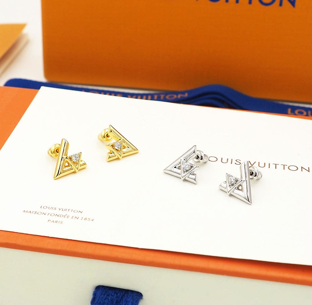 18K Louis Vuitton Volt One Earrings