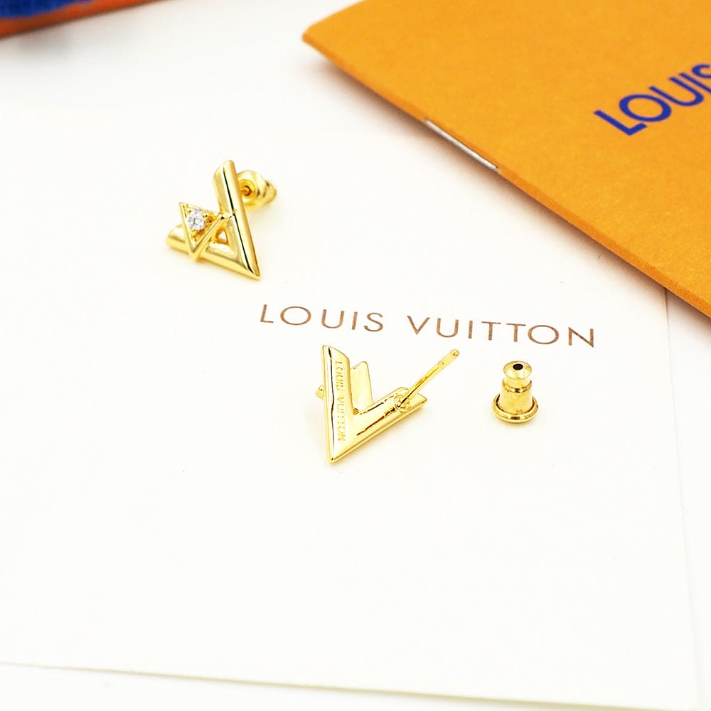 18K Louis Vuitton Volt One Earrings