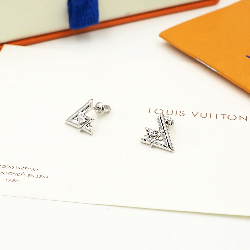 18K Louis Vuitton Volt One Earrings