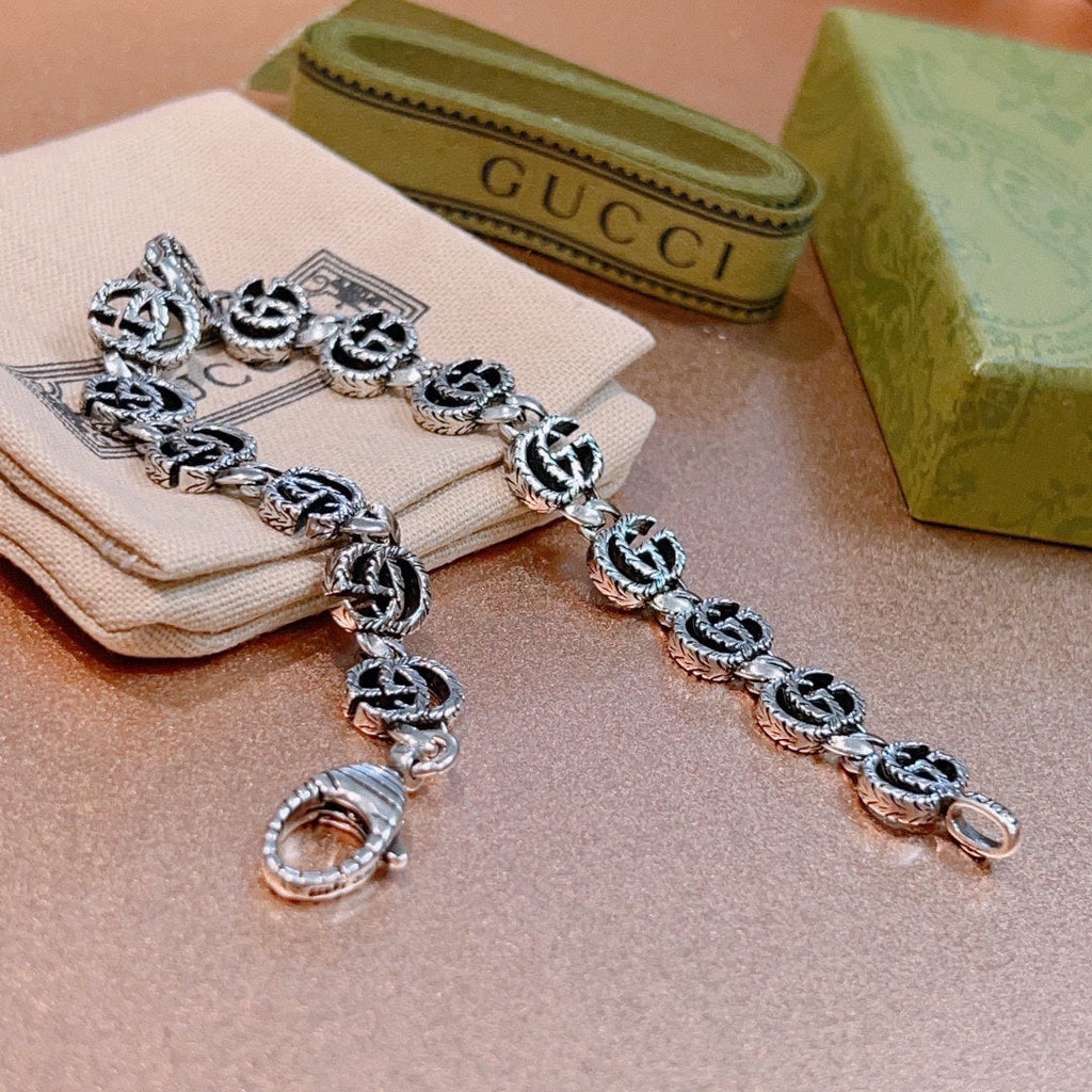 Double Gucci Interlocking Gucci Bracelet