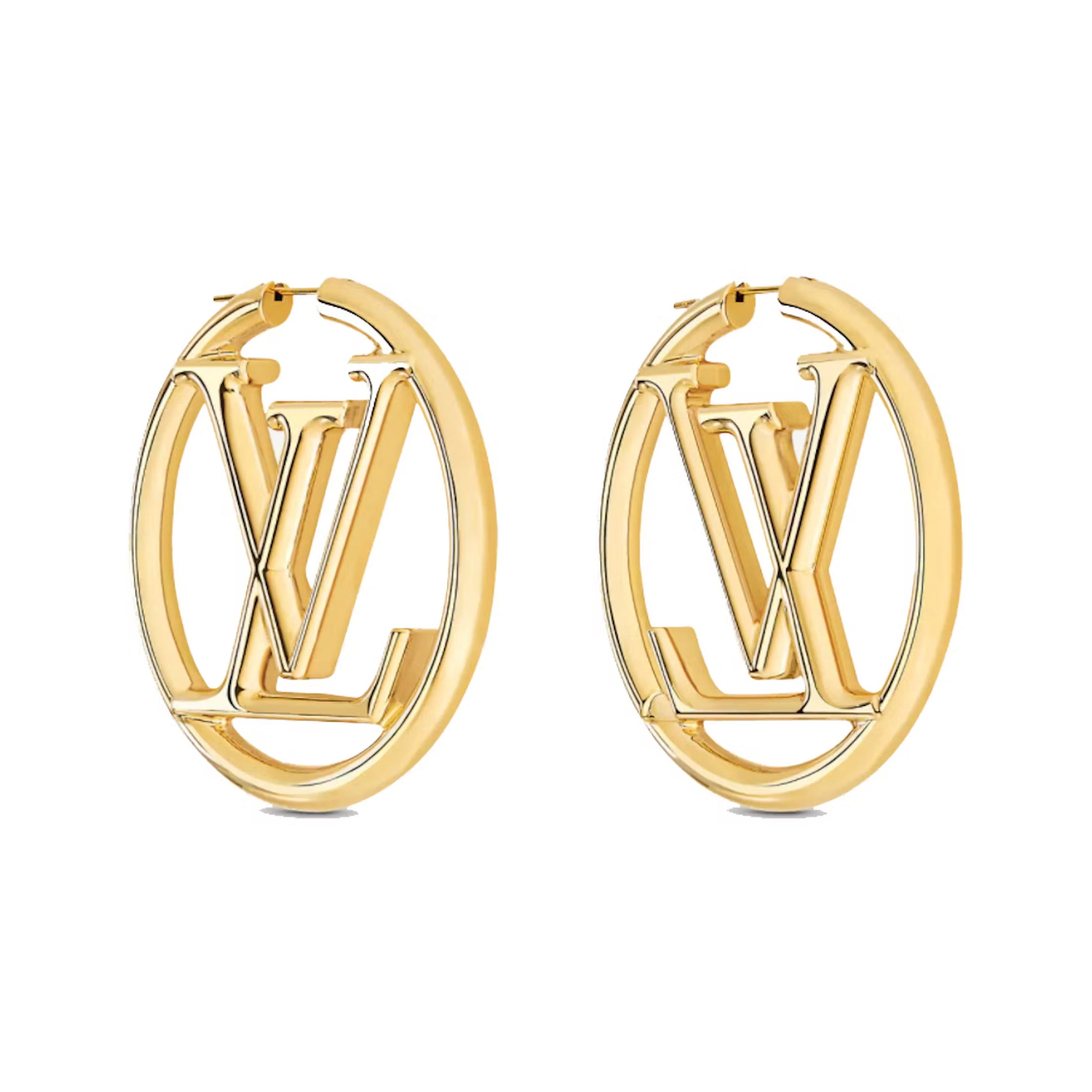 18K Louis Vuitton Louise Hoop Earrings