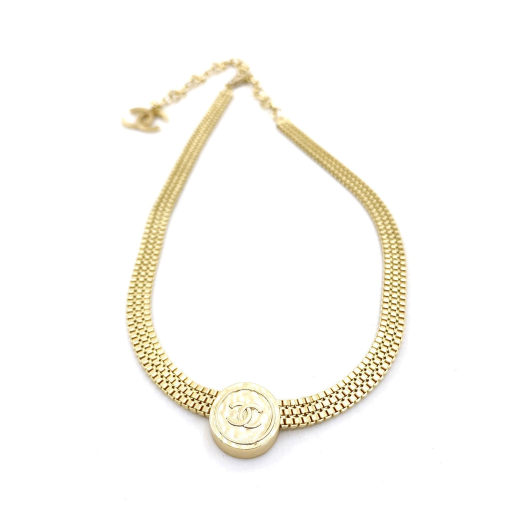 18K  Chanel Choker Chain Necklace