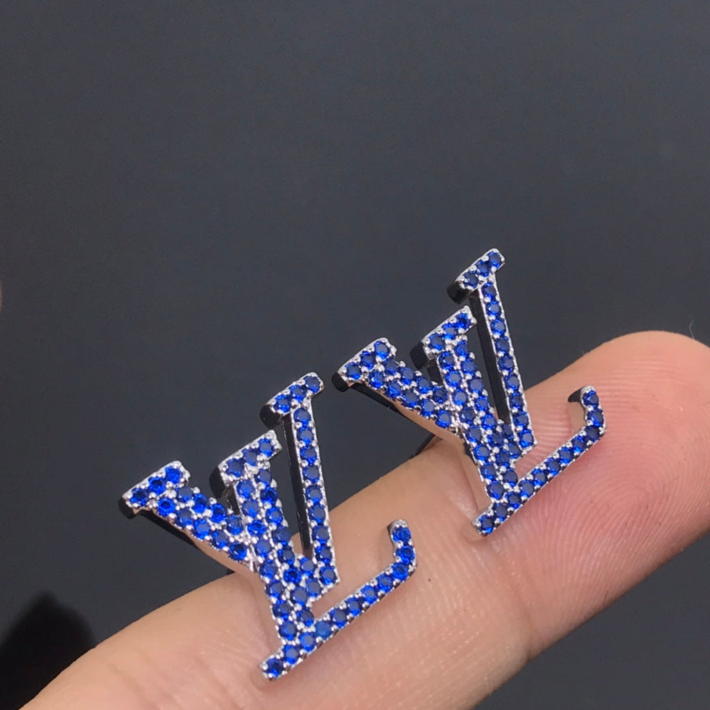 18K Louis Vuitton Iconic Aquamarine Earrings