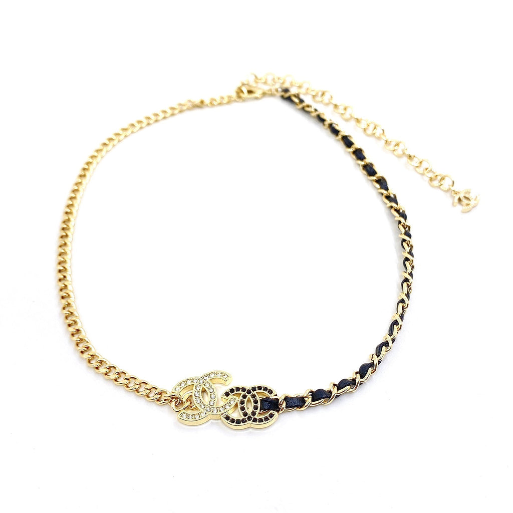 18K  Chanel Black & White Necklace