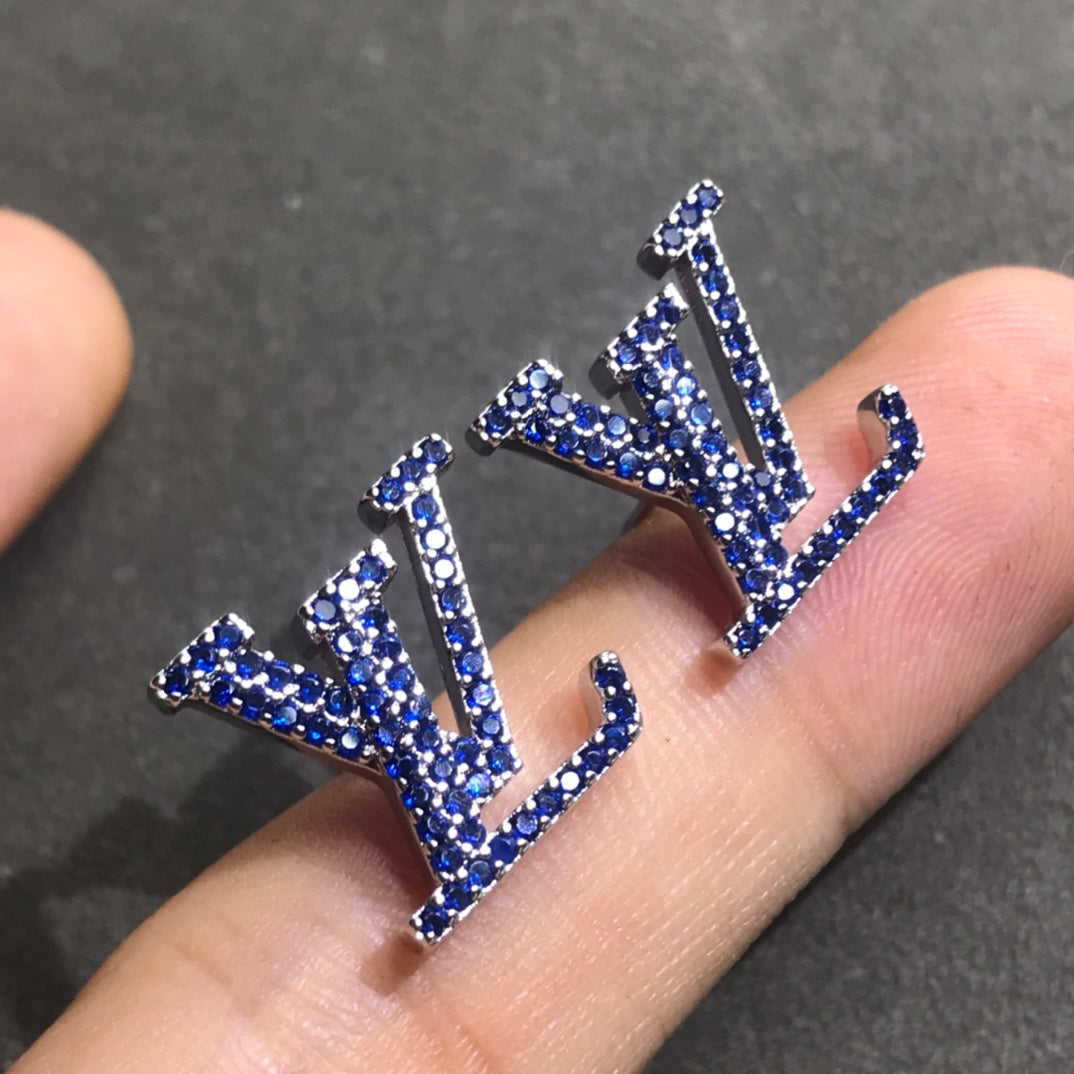 18K Louis Vuitton Iconic Aquamarine Earrings