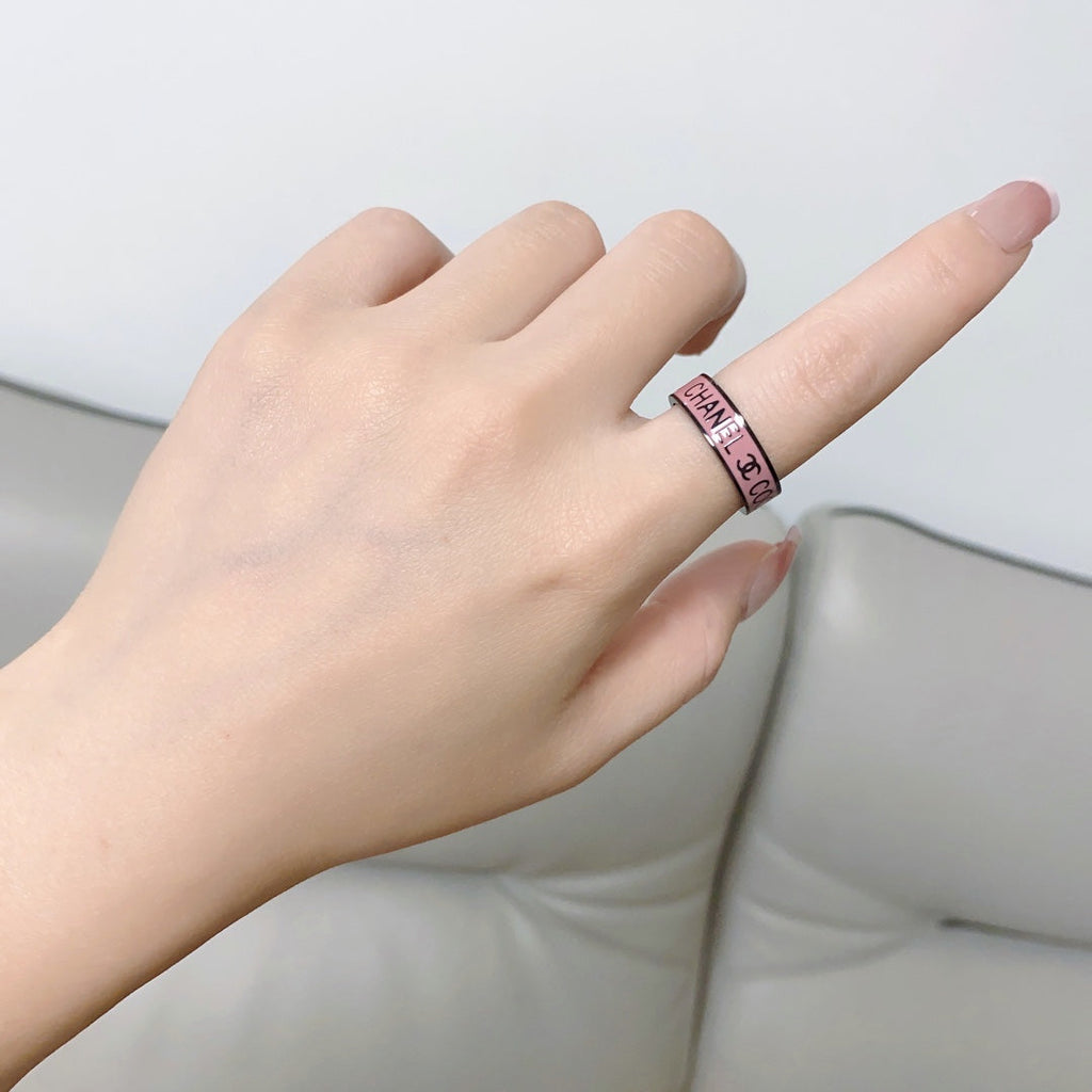 18K  Chanel Coco Pink Ring