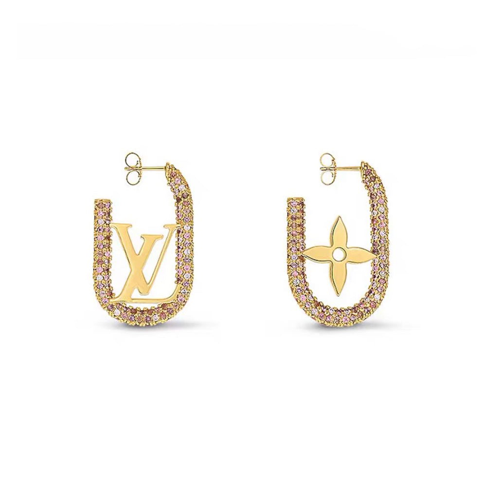 18K Louis Vuitton My Chain Earrings