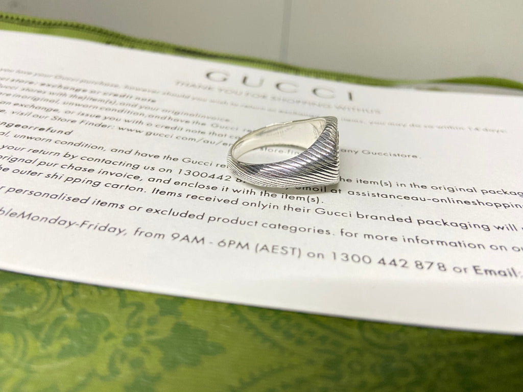 Double Gucci Marmont Pinky Ring