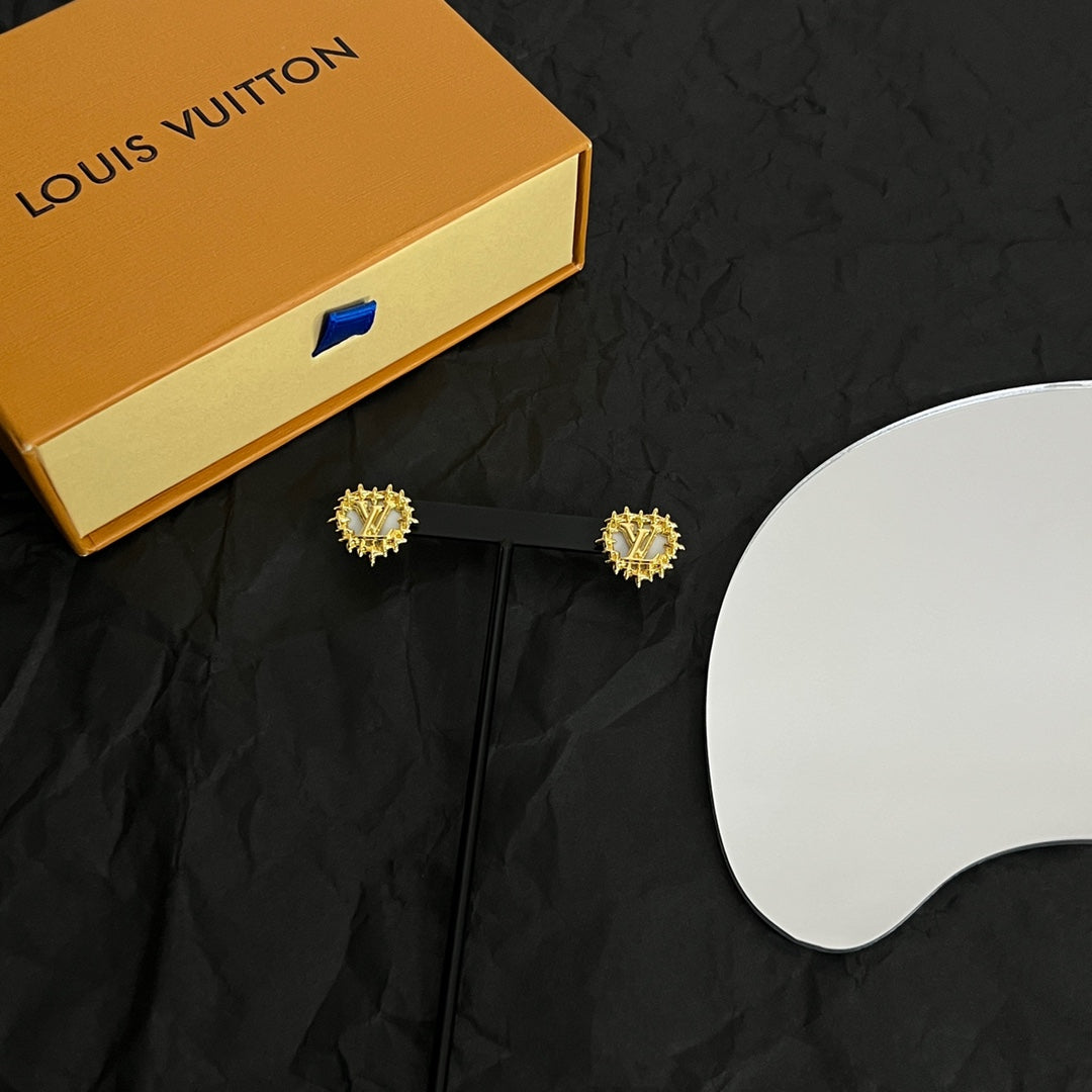 18K Louis Vuitton Vintage Earrings