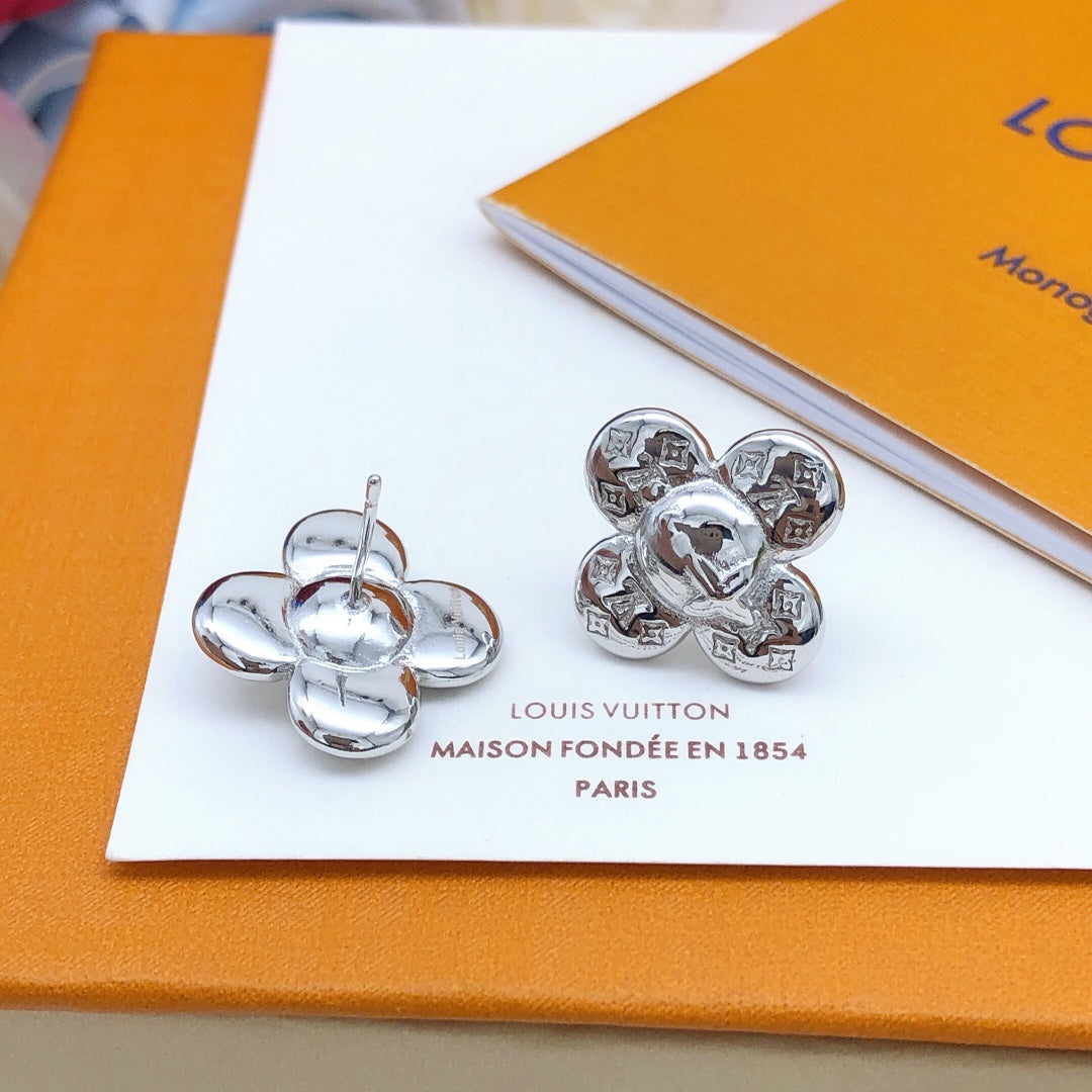 18K Louis Vuitton Vivienne Earrings