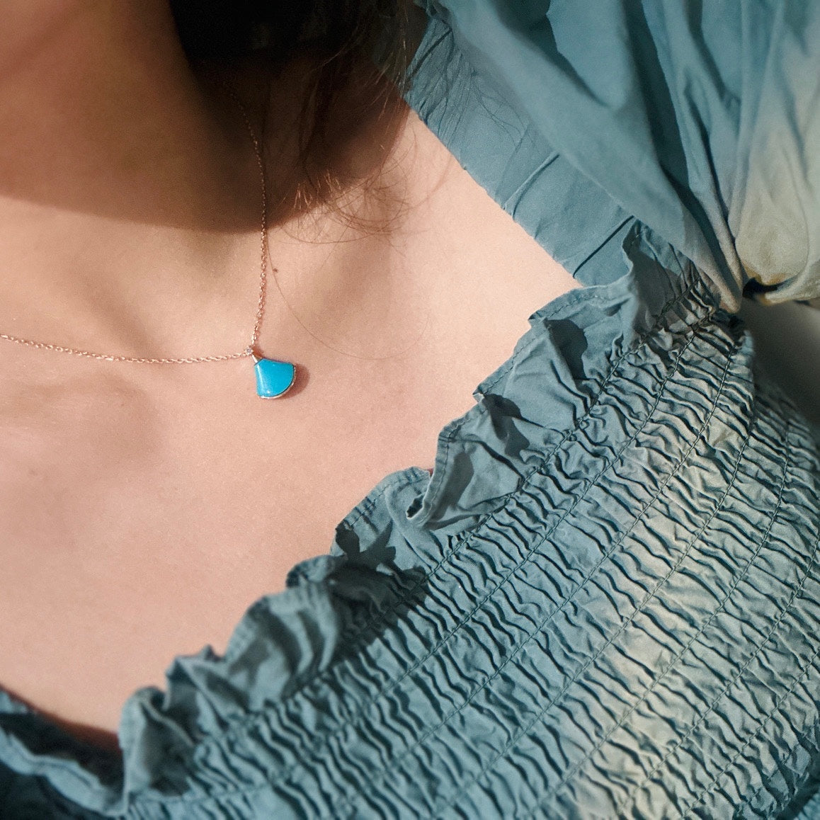 18K BVLGARI BVLGARI Dream Turquoise Pendant Necklace