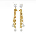 18K Celine Long Earrings