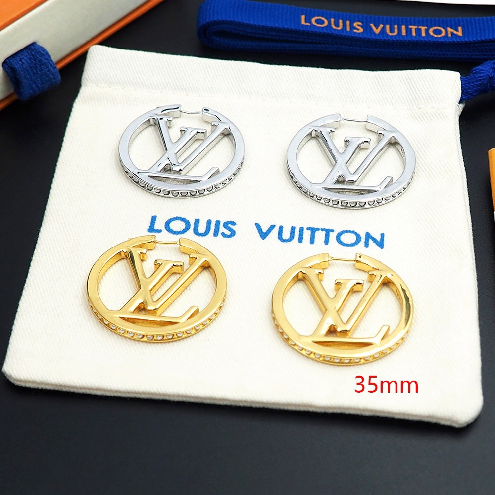 18K Louis Vuitton Louise Pearls Earrings