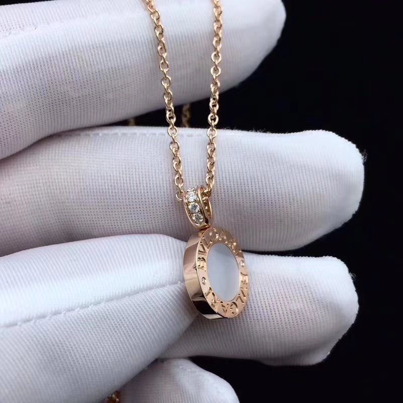 18K BVLGARI White Ceramic Necklace