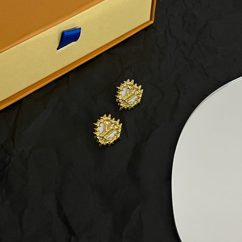 18K Louis Vuitton Vintage Earrings