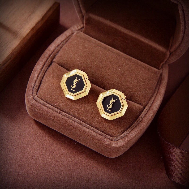 18K YSL Gold Earrings