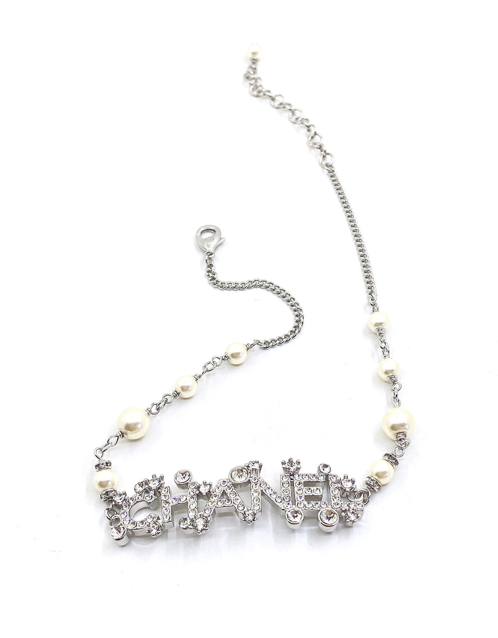 18K  Chanel Crystals Necklace