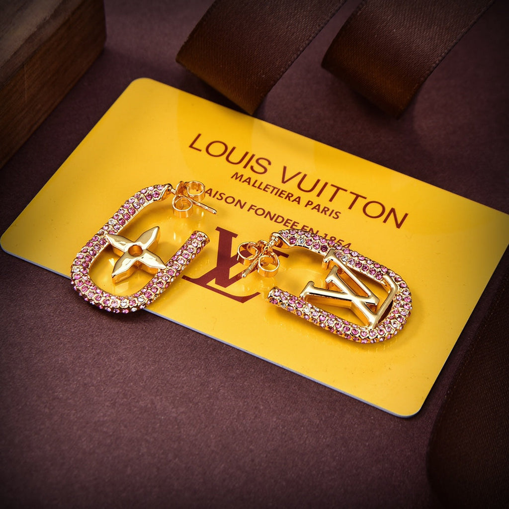 18K Louis Vuitton My Chain Earrings