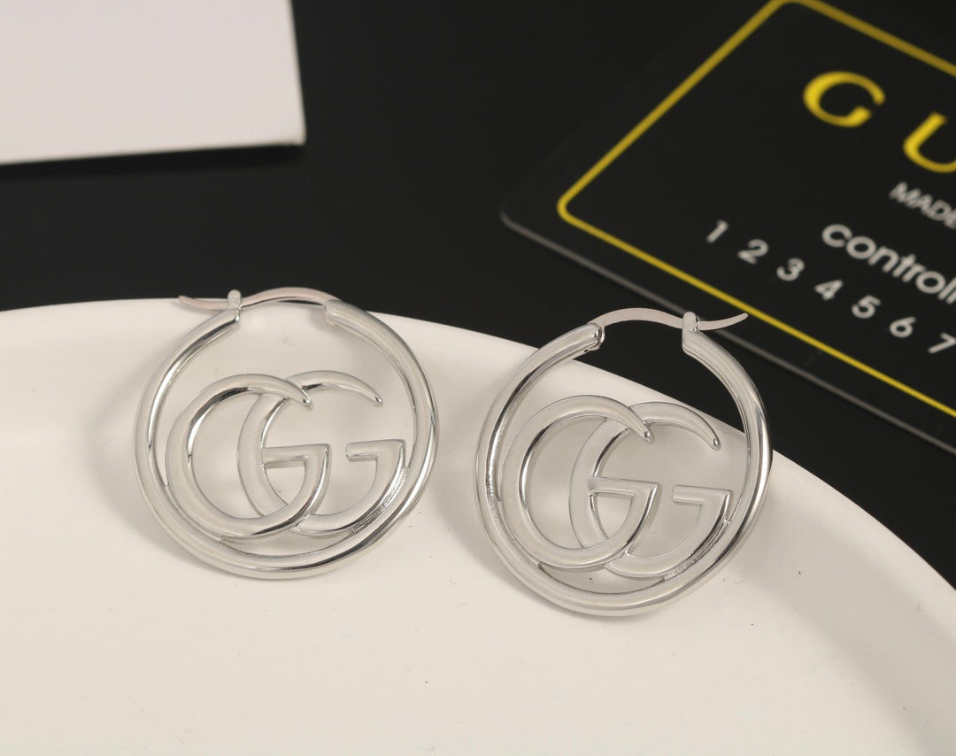 18K Double Gucci Earrings