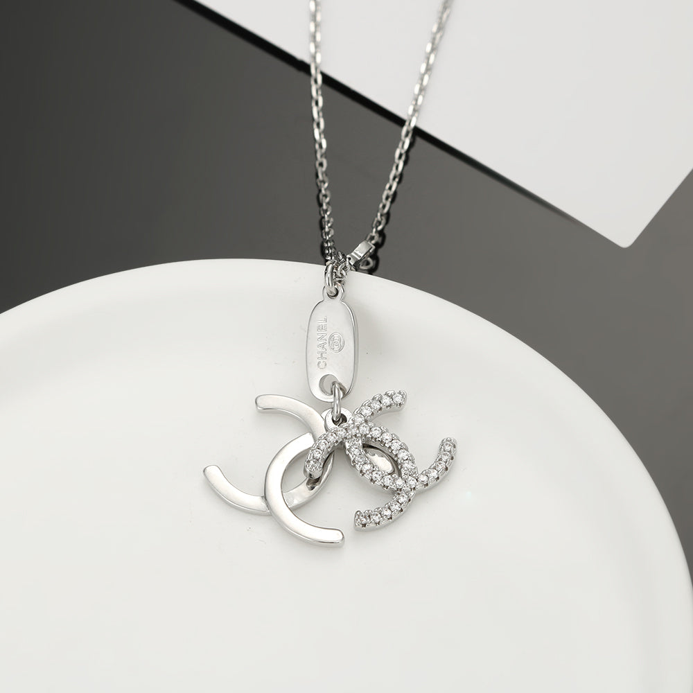 18K  Chanel Diamond Long Necklace