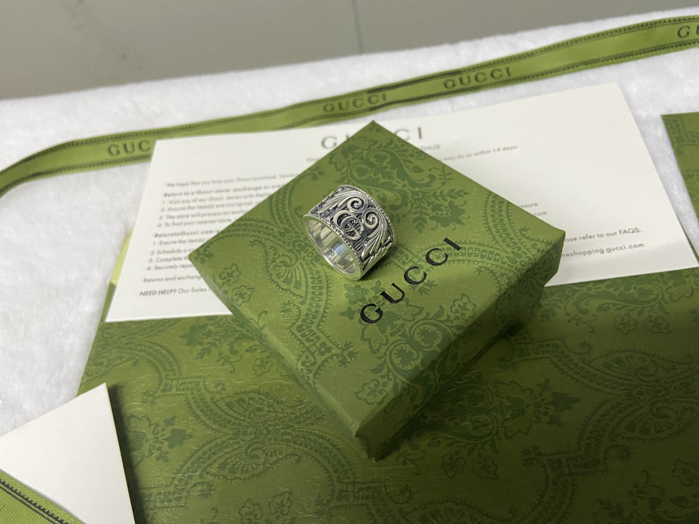 Double Gucci Marmont Ring