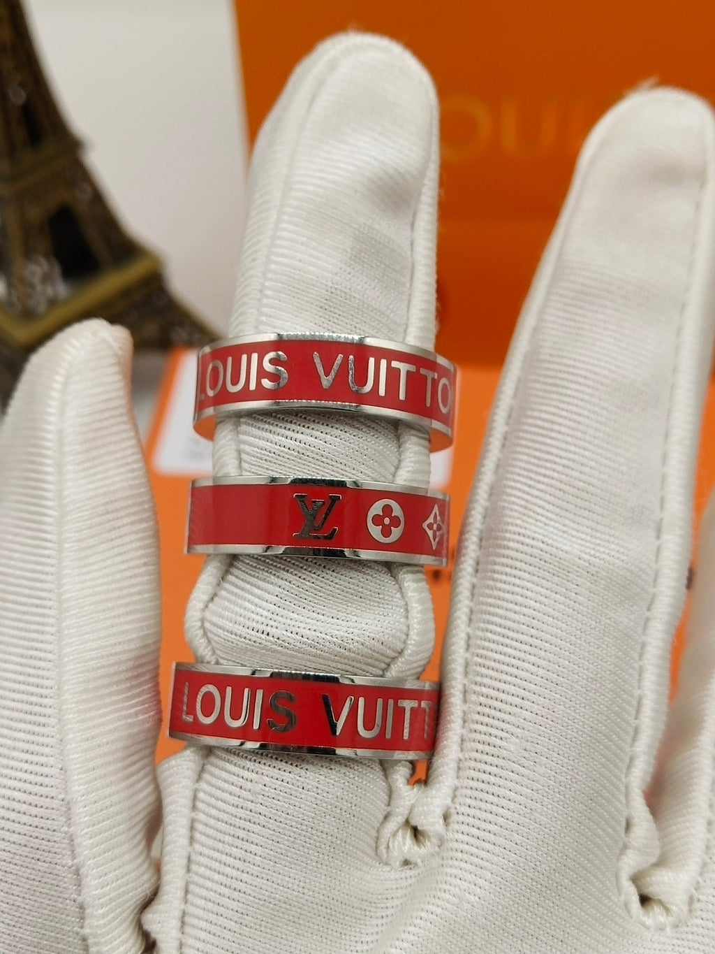 18K Louis Vuitton Red Ring