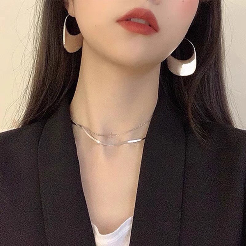 18K Celine Bag Pendant Earrings