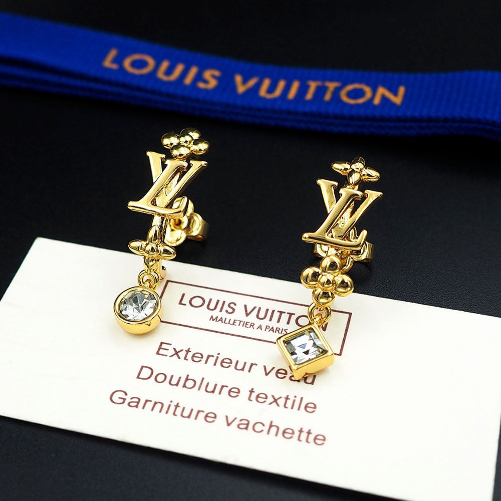18K Louis Vuitton In the Sky Earrings