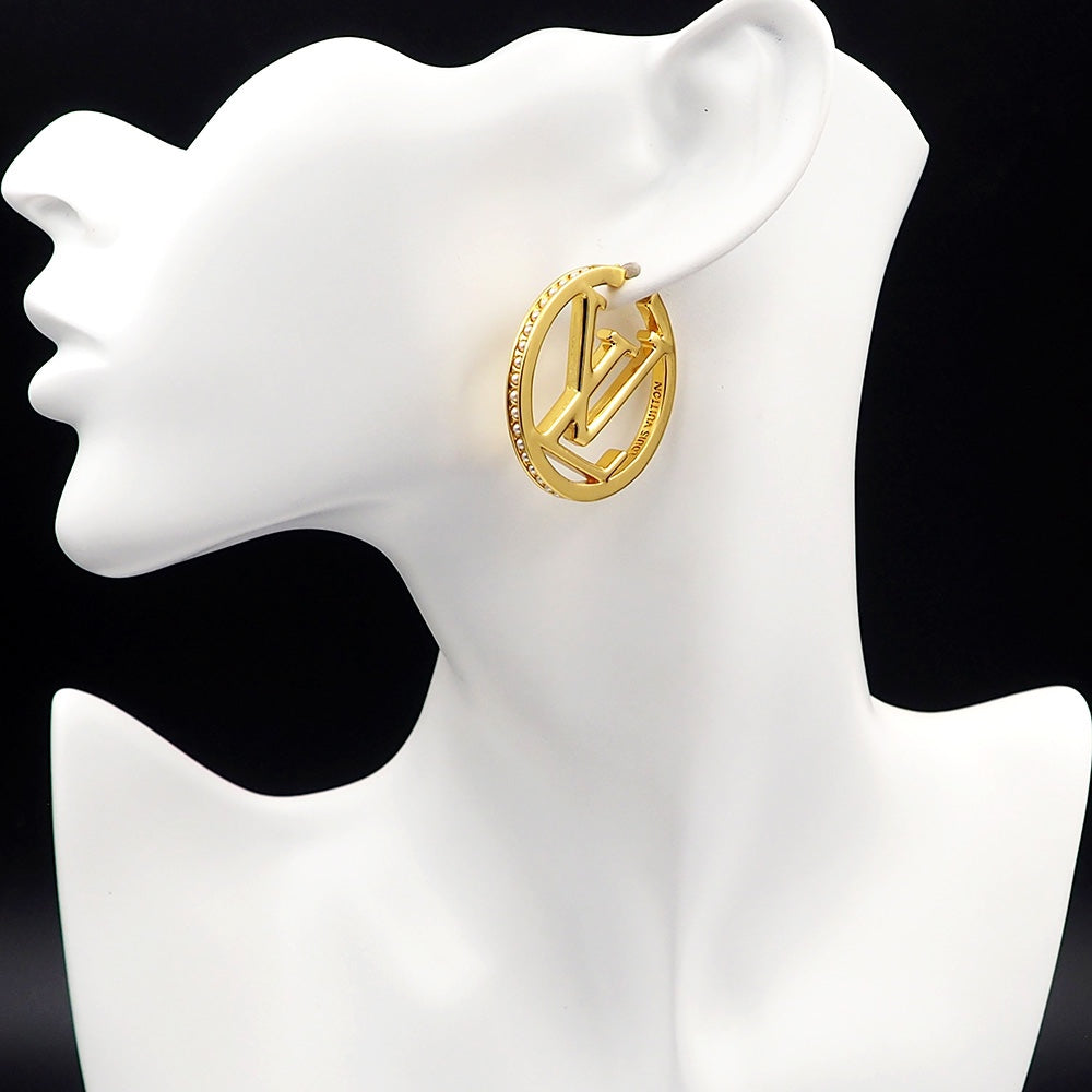 18K Louis Vuitton Louise Pearls Earrings